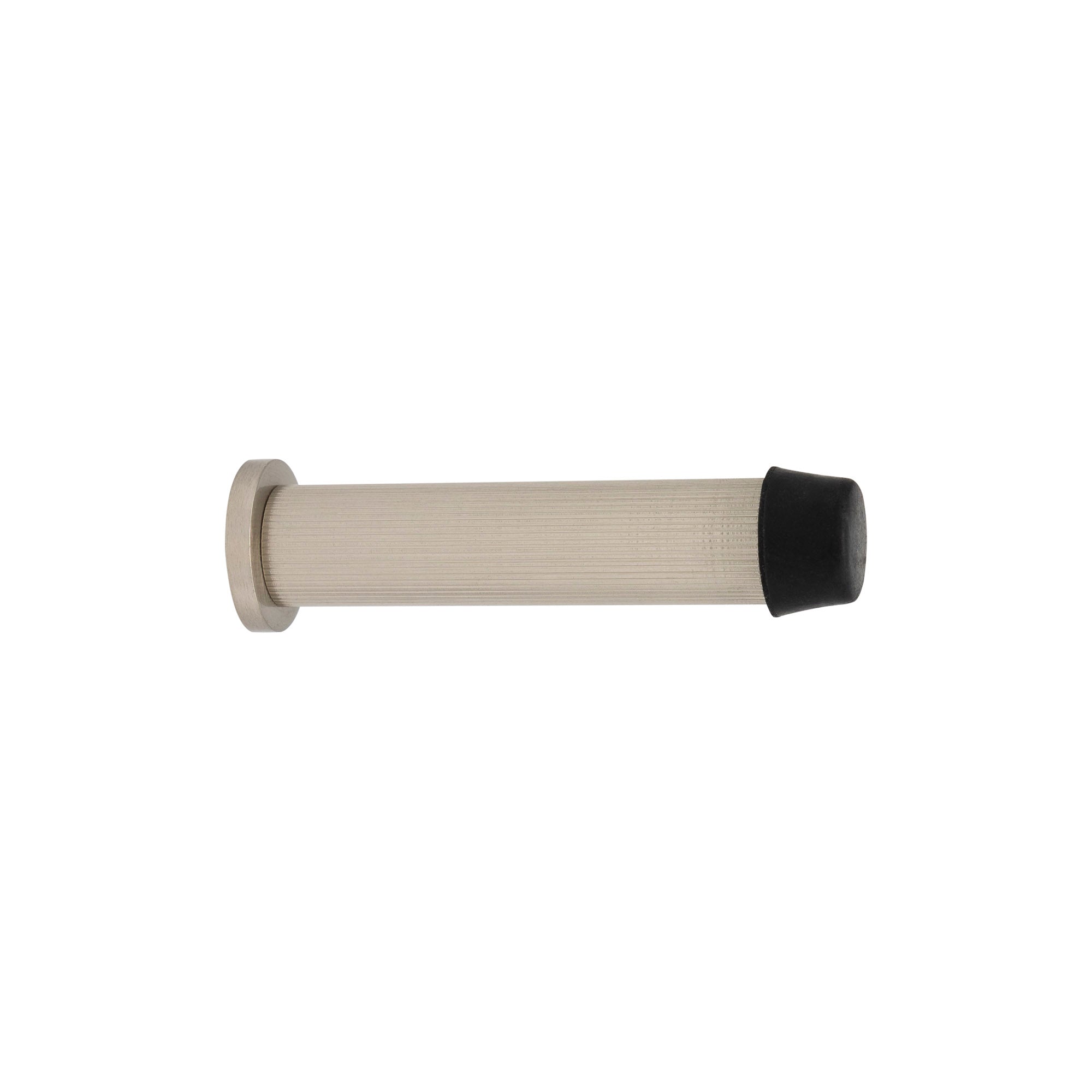 85mm Skirting Doorstop Slimline - Linear Knurl