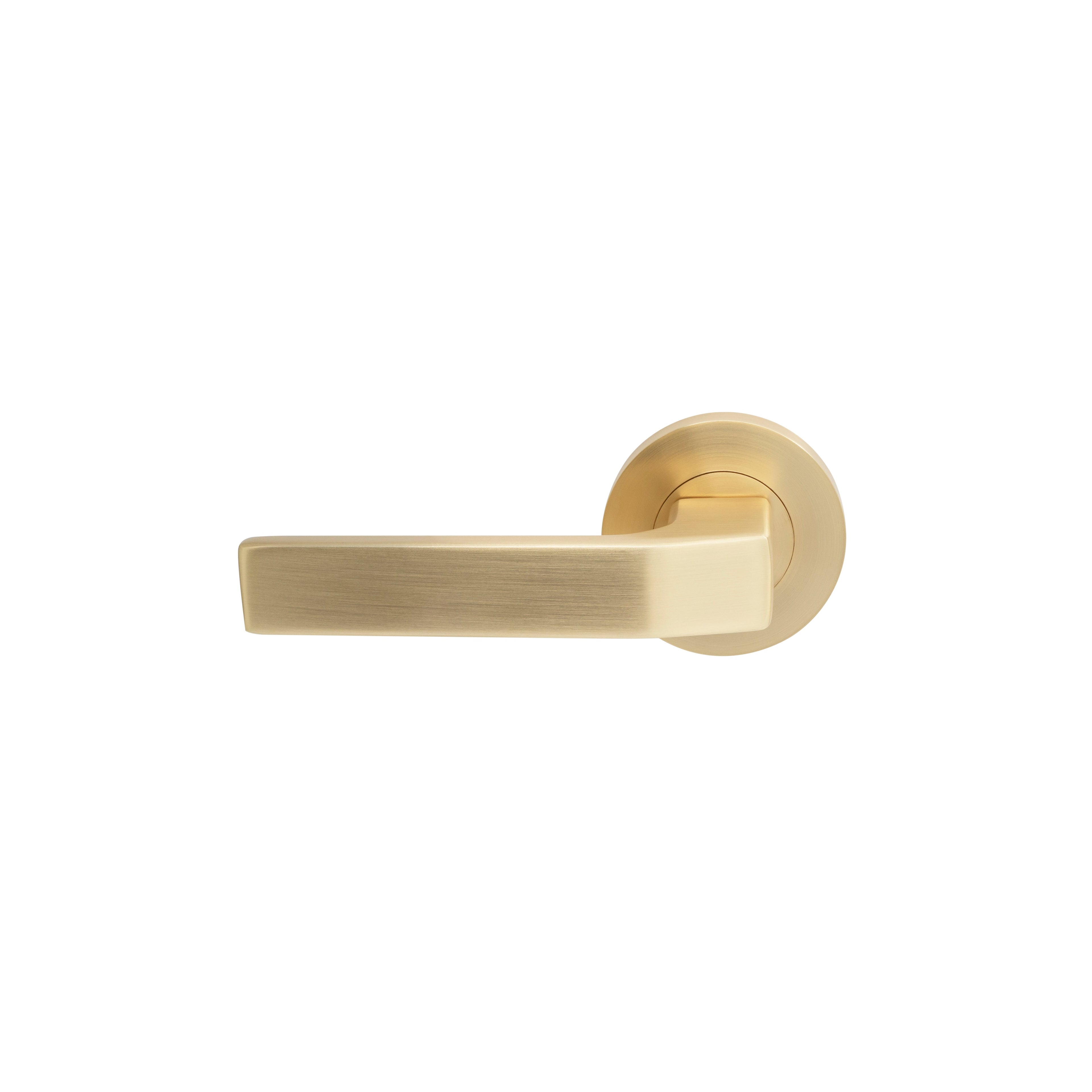 Qube Collection - Matt Satin Brass