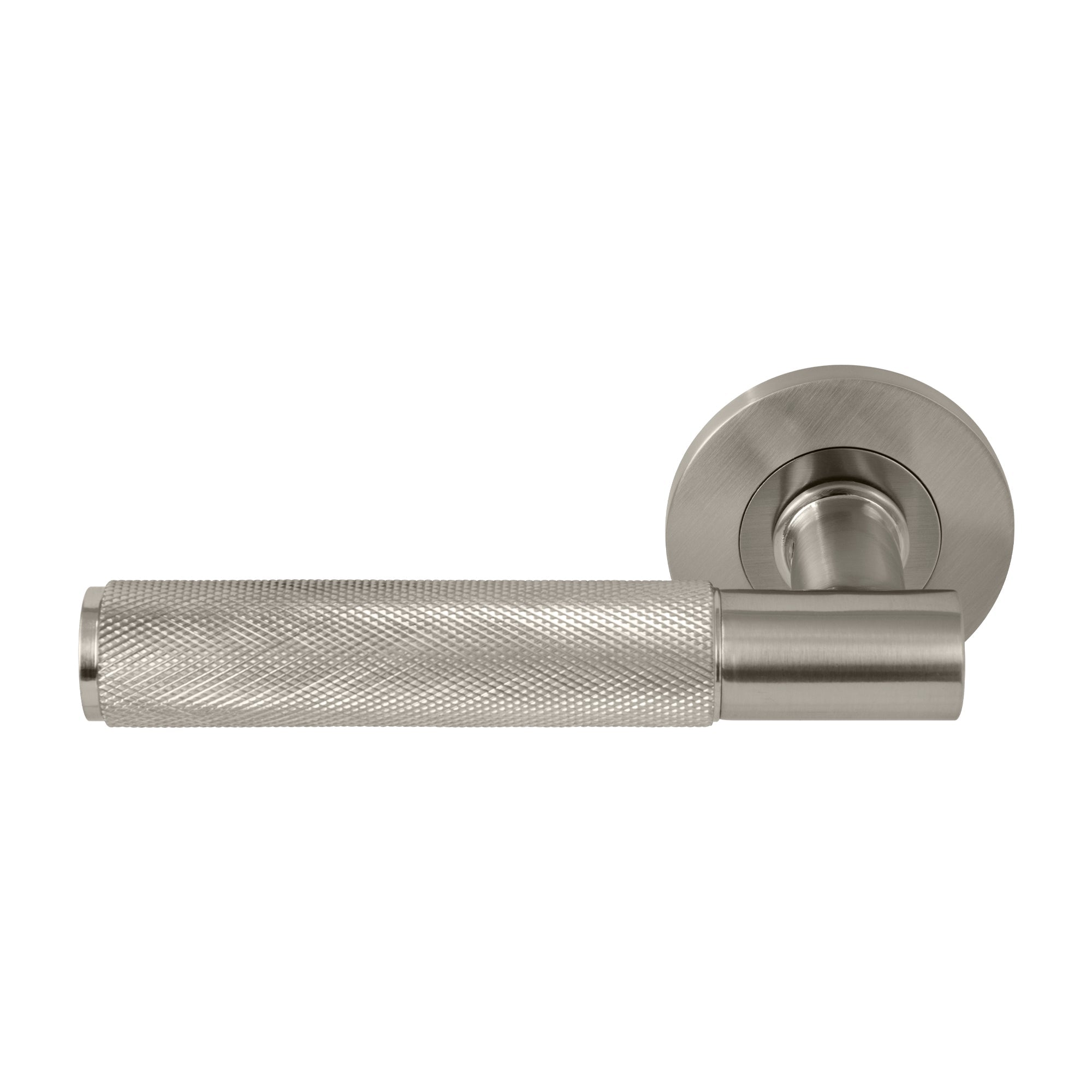 Verge Diamond Knurled Collection - Brushed Nickel