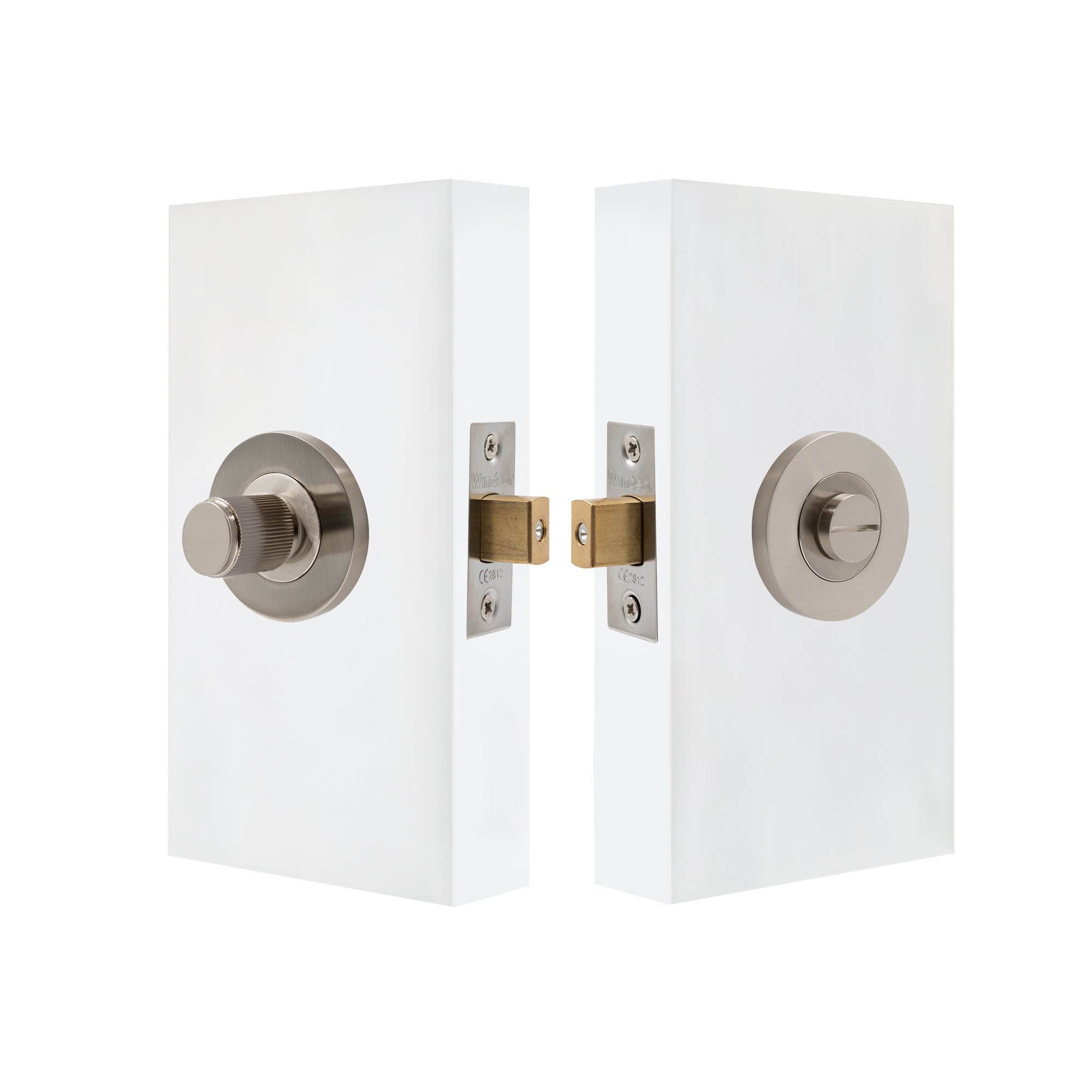 NIDO - Privacy Set 57mm Backset - Linear Knurl