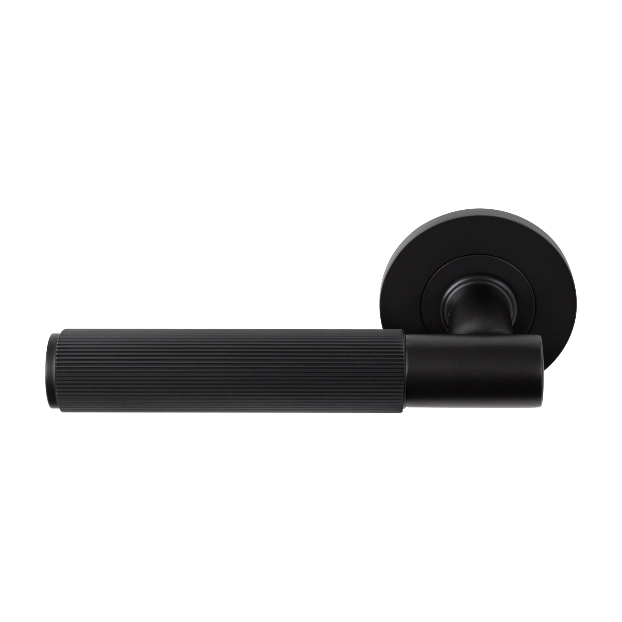 Verge Linear Knurled Collection - Black