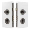 NIDO - Double Turn Lock Kit - Plain - Graphite Nickel