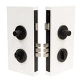 NIDO - Double Turn Lock Kit - Diamond Knurl - Black