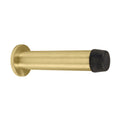 85mm Doorstop Concealed Skirting Fix - Matt Satin Brass