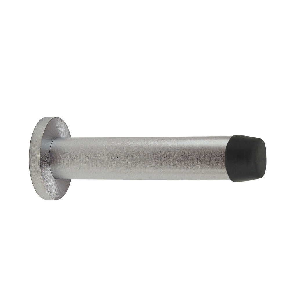 85mm Doorstop Concealed Skirting Fix - Brushed Nickel