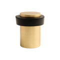 60mm Doorstop Floor Mount - Matt Satin Brass