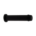 85mm Skirting Doorstop Slimline - Brass - Black
