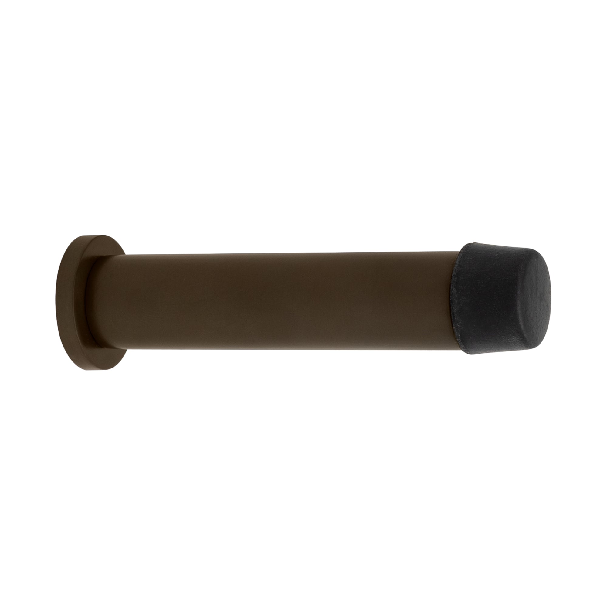 85mm Skirting Doorstop Slimline - Brass - Cocoa Bronze