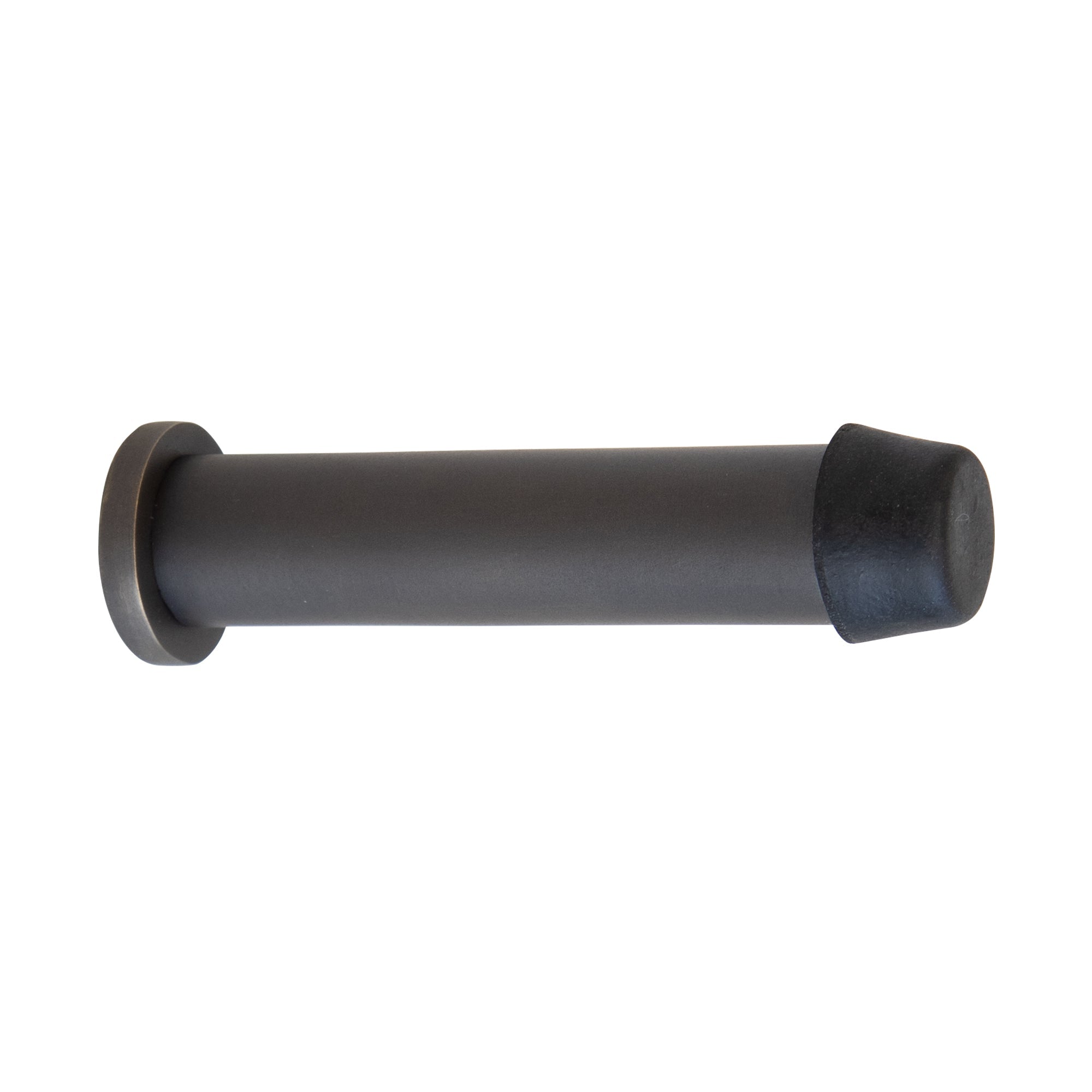 85mm Skirting Doorstop Slimline - Brass - Dark Roman Brass