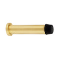 85mm Skirting Doorstop Slimline - Brass - Matt Satin Brass