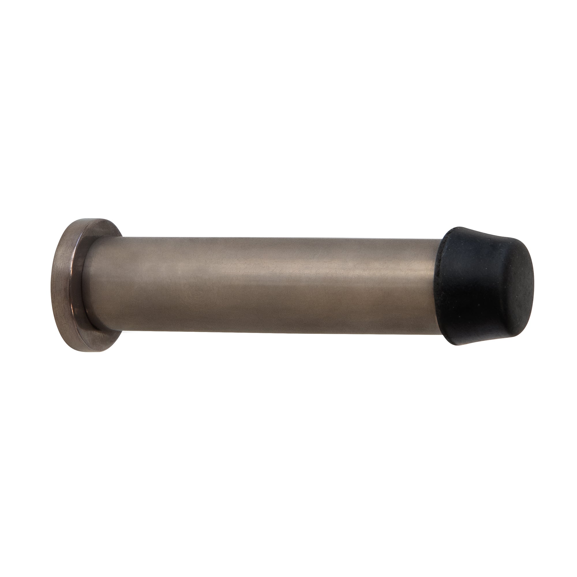 85mm Skirting Doorstop Slimline - Brass - Natural Bronze