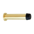 85mm Skirting Doorstop Slimline - Brass - Unlacquered Satin Brass
