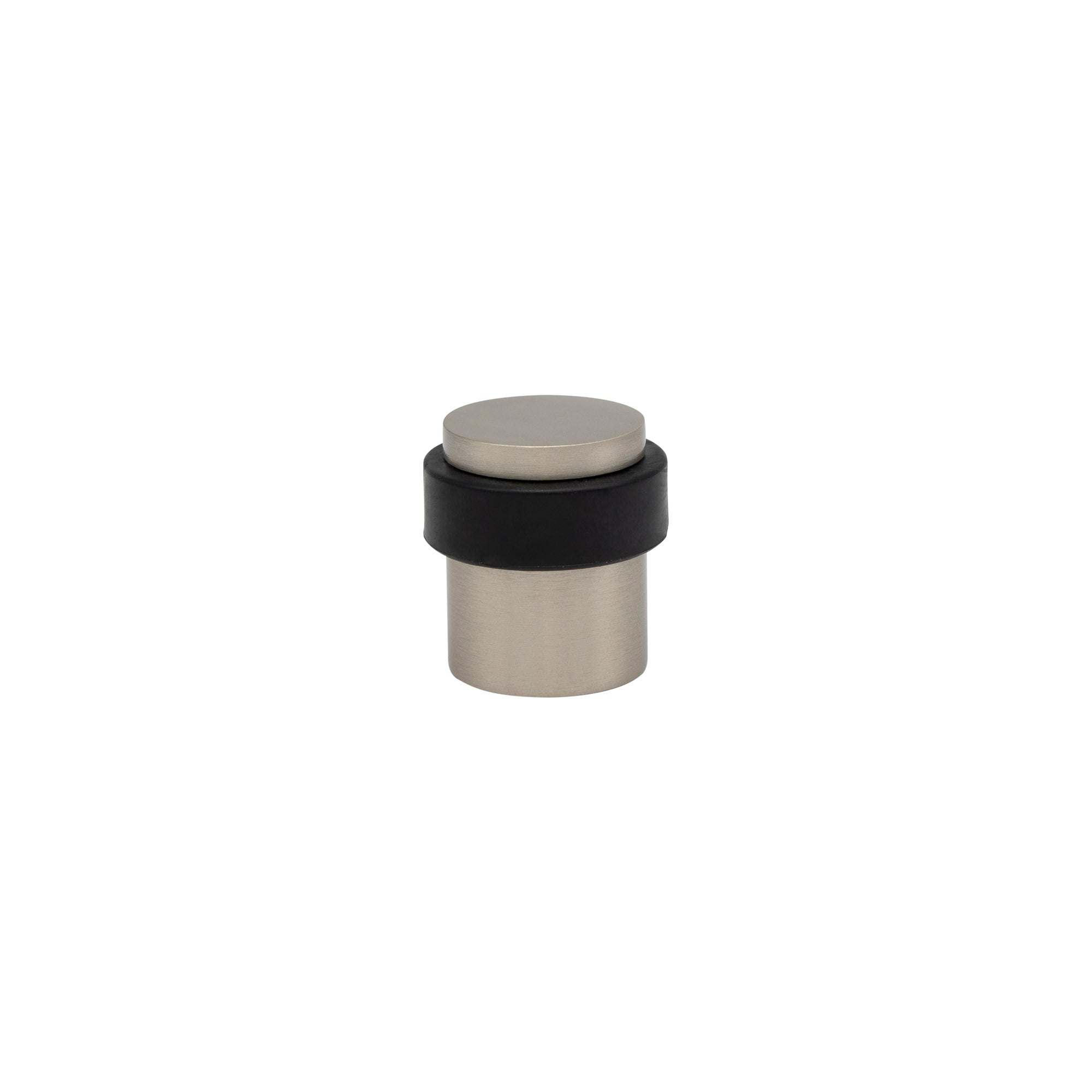 38mm Floor Mount Doorstop - Brass - Brushed Nickel