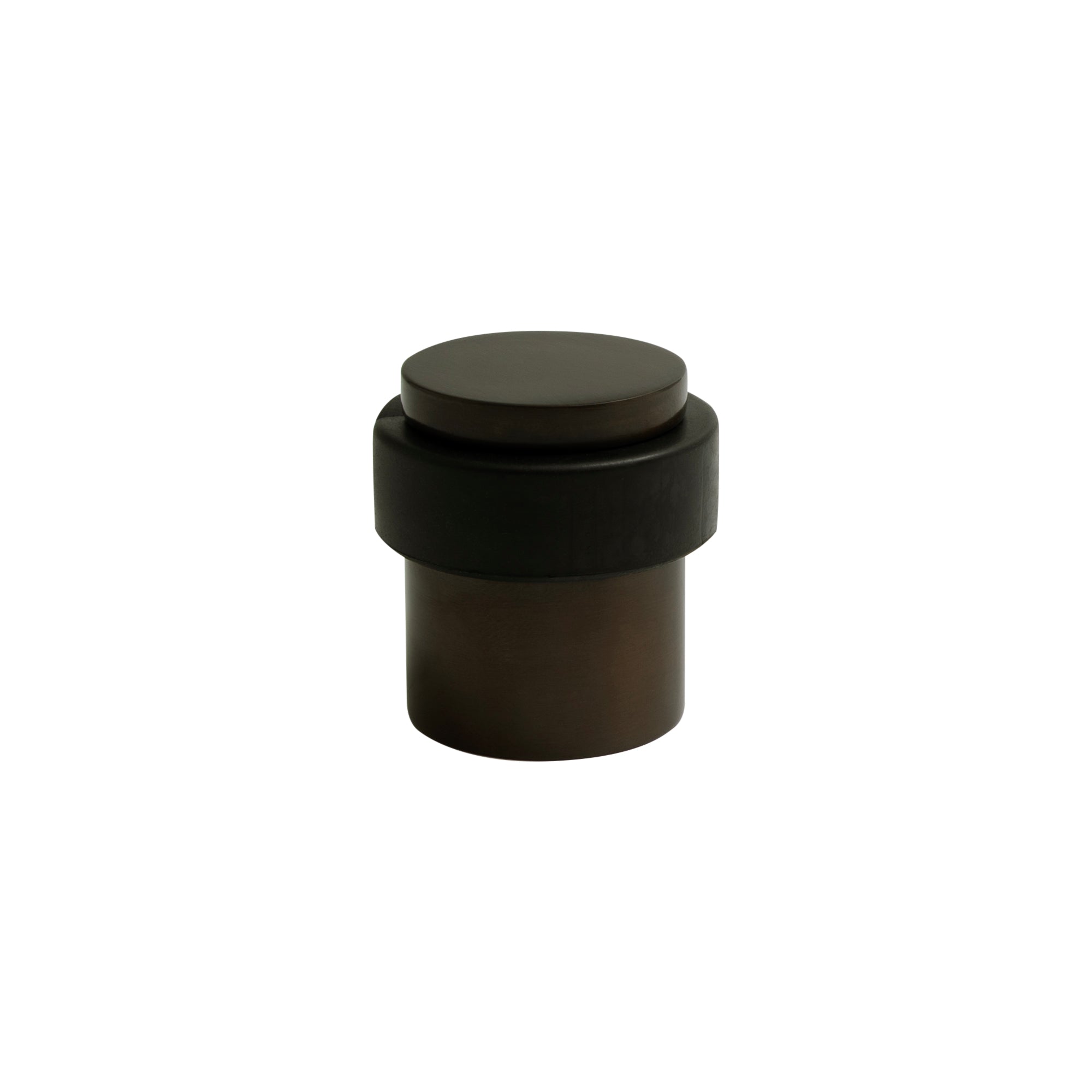 38mm Floor Mount Doorstop - Brass - Cocoa Bronze