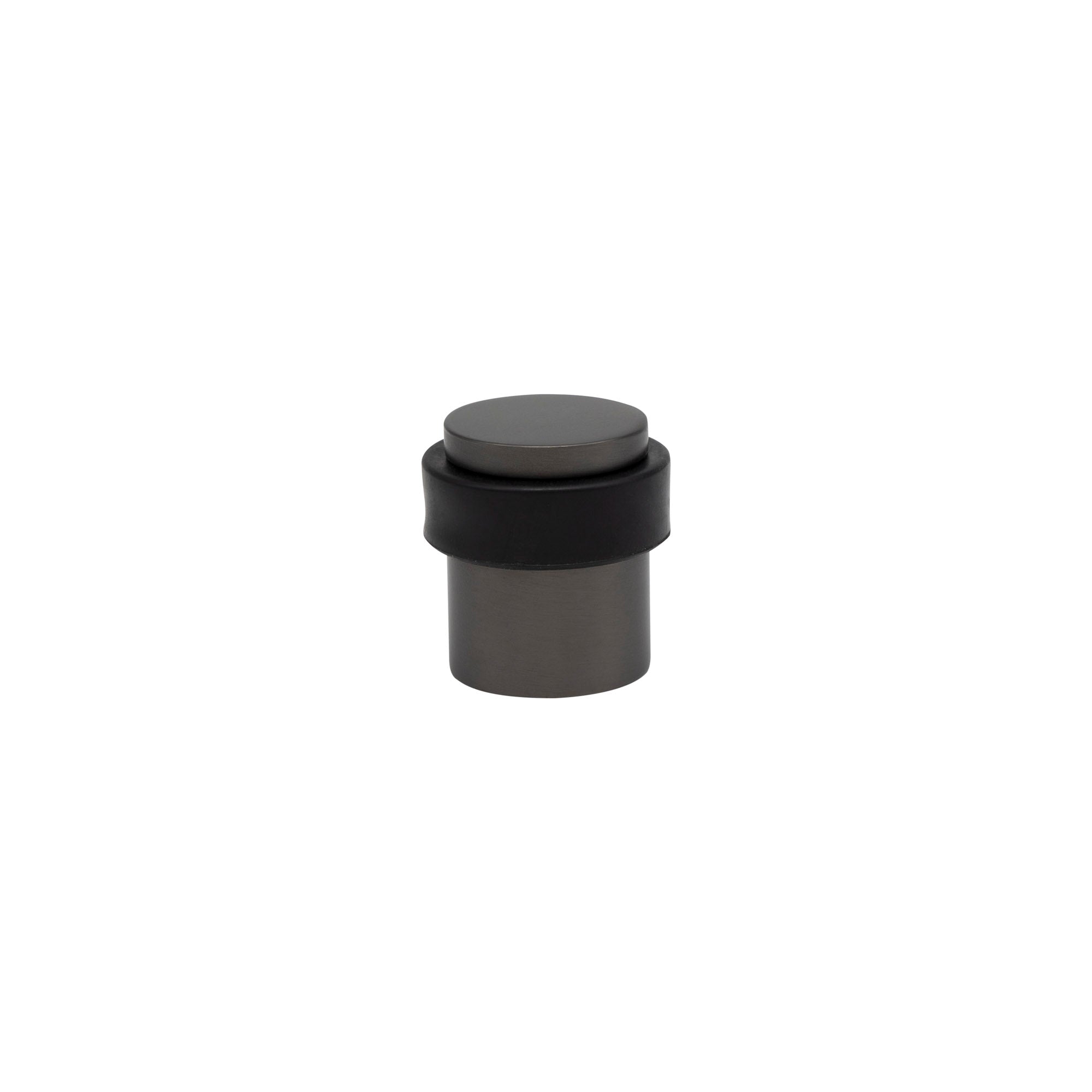 38mm Floor Mount Doorstop - Brass - Graphite Nickel