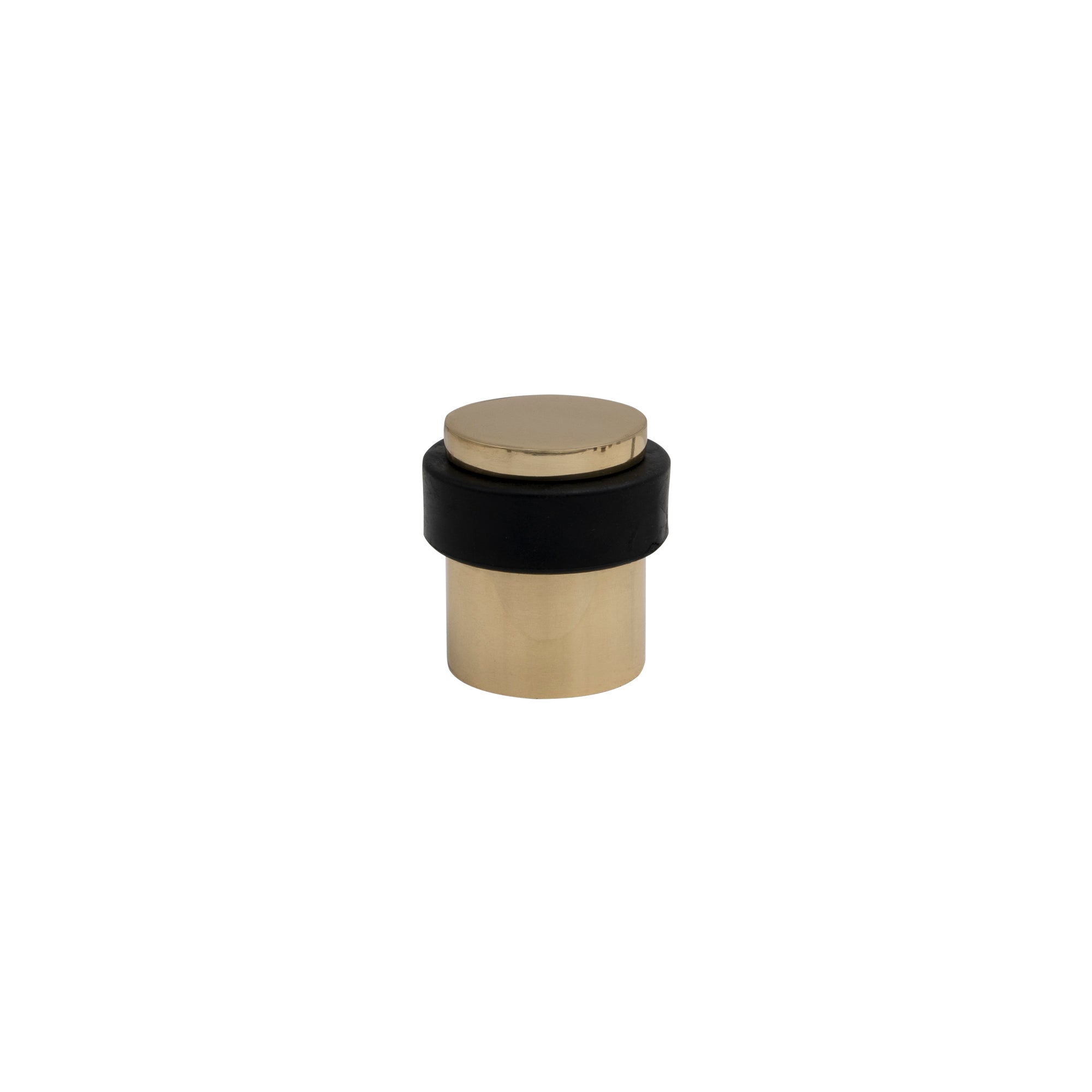 38mm Floor Mount Doorstop - Brass - Unlacquered Brass