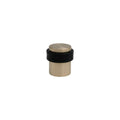 38mm Floor Mount Doorstop - Brass - Unlacquered Satin Brass