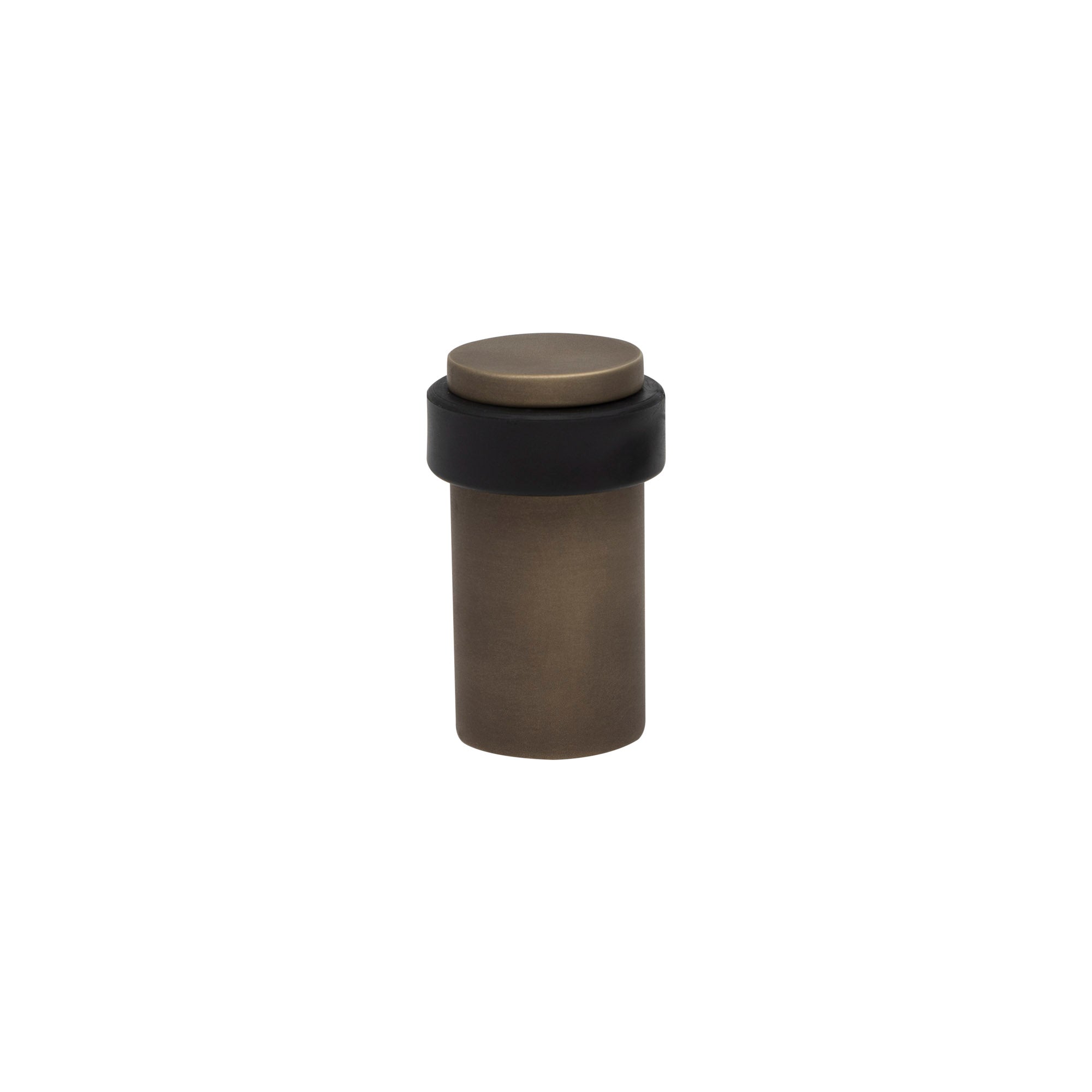 60mm Floor Mount Doorstop - Roman Brass