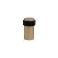 60mm Floor Mount Doorstop - Unlacquered Satin Brass