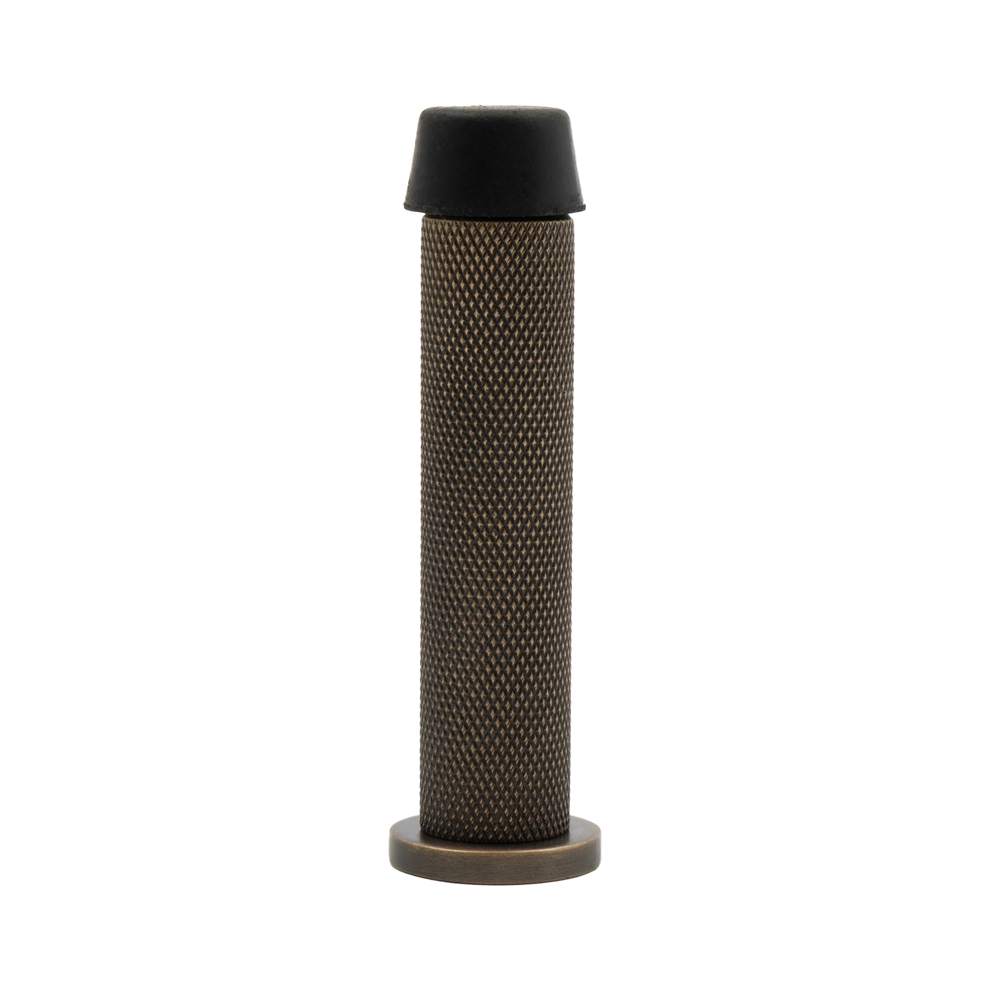 85mm Skirting Doorstop Slimline - Diamond Knurl - Oil Rubbed Bronze