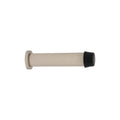 85mm Skirting Doorstop Slimline - Linear Knurl - Brushed Nickel
