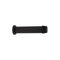 85mm Skirting Doorstop Slimline - Linear Knurl - Dark Roman Brass