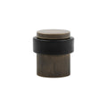 38mm Floor Mount Doorstop - Linear Knurl - Oil Rubbed Bronze