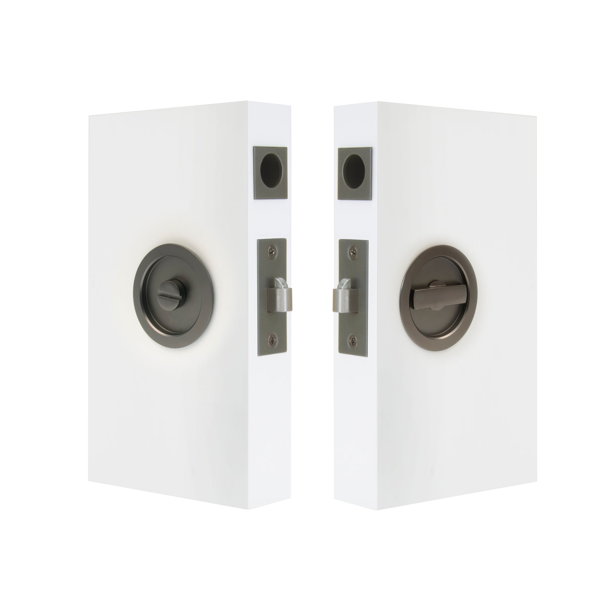 Cavity-Suite Privacy Kit Round - Graphite Nickel