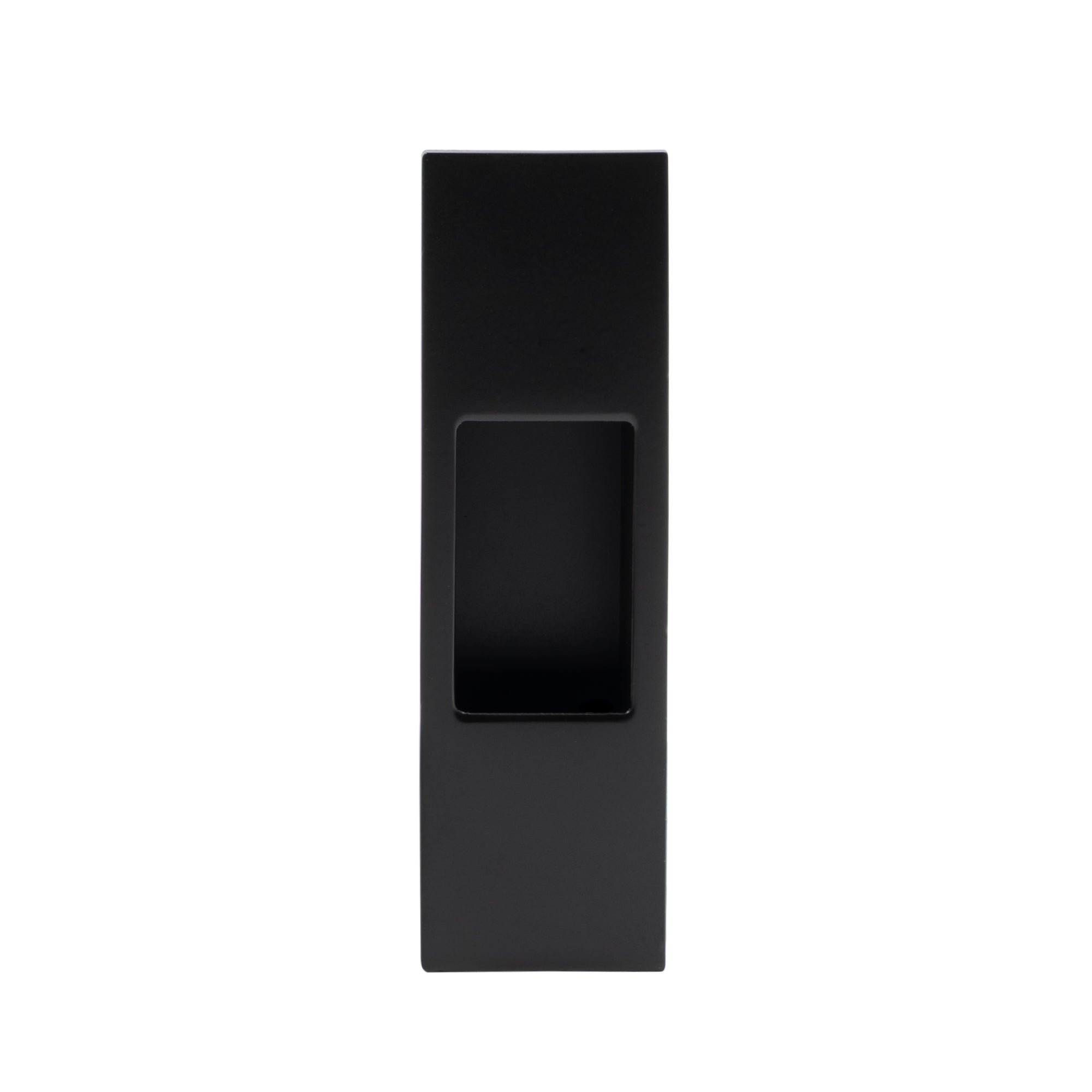 Sliding Door Edge Pull - Zinc - Black