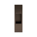 Sliding Door Edge Pull - Zinc - Cocoa Bronze