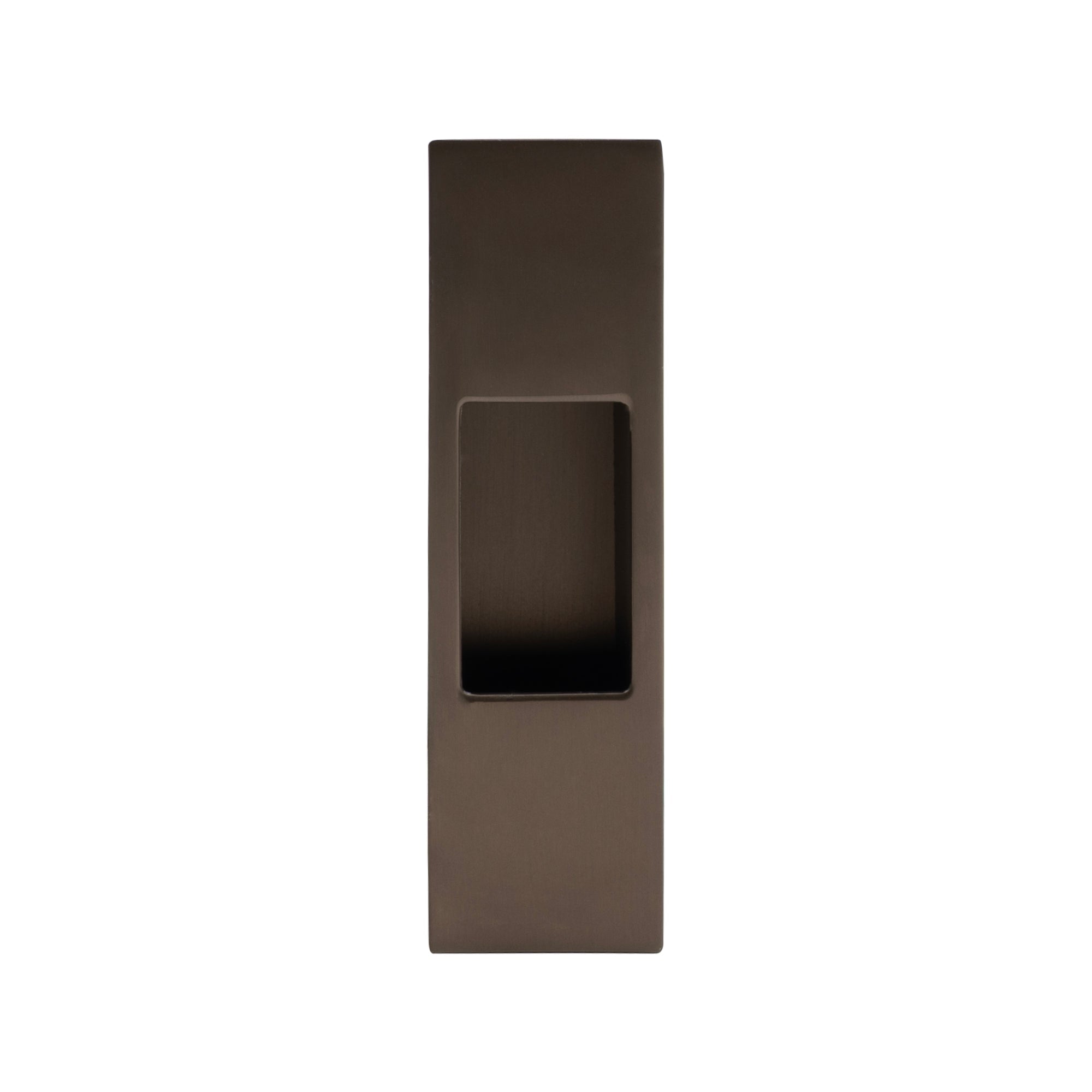 Sliding Door Edge Pull - Zinc - Cocoa Bronze