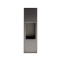 Sliding Door Edge Pull - Zinc - Graphite Nickel