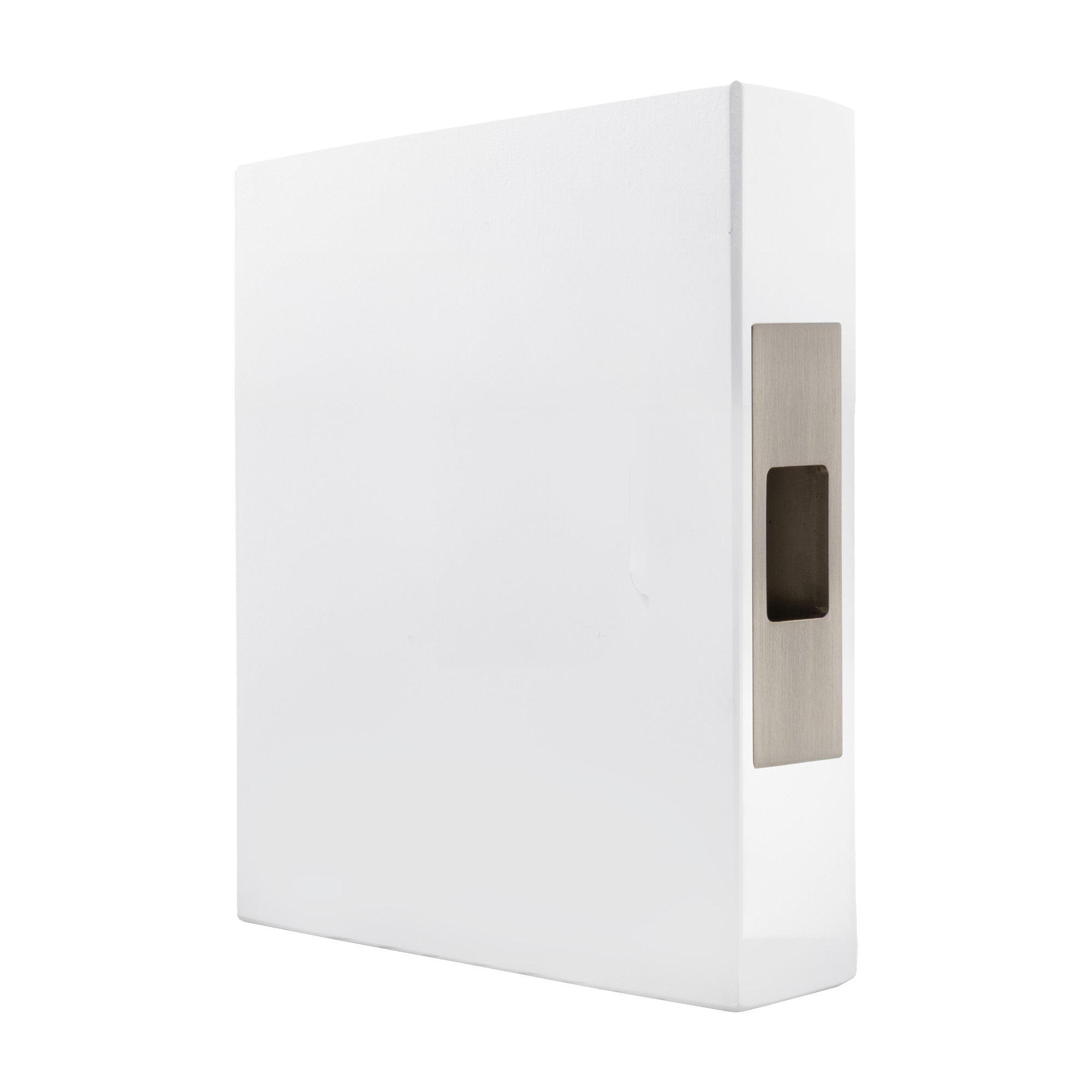 LUME - Sliding Door Edge Pull - Brass - Brushed Nickel