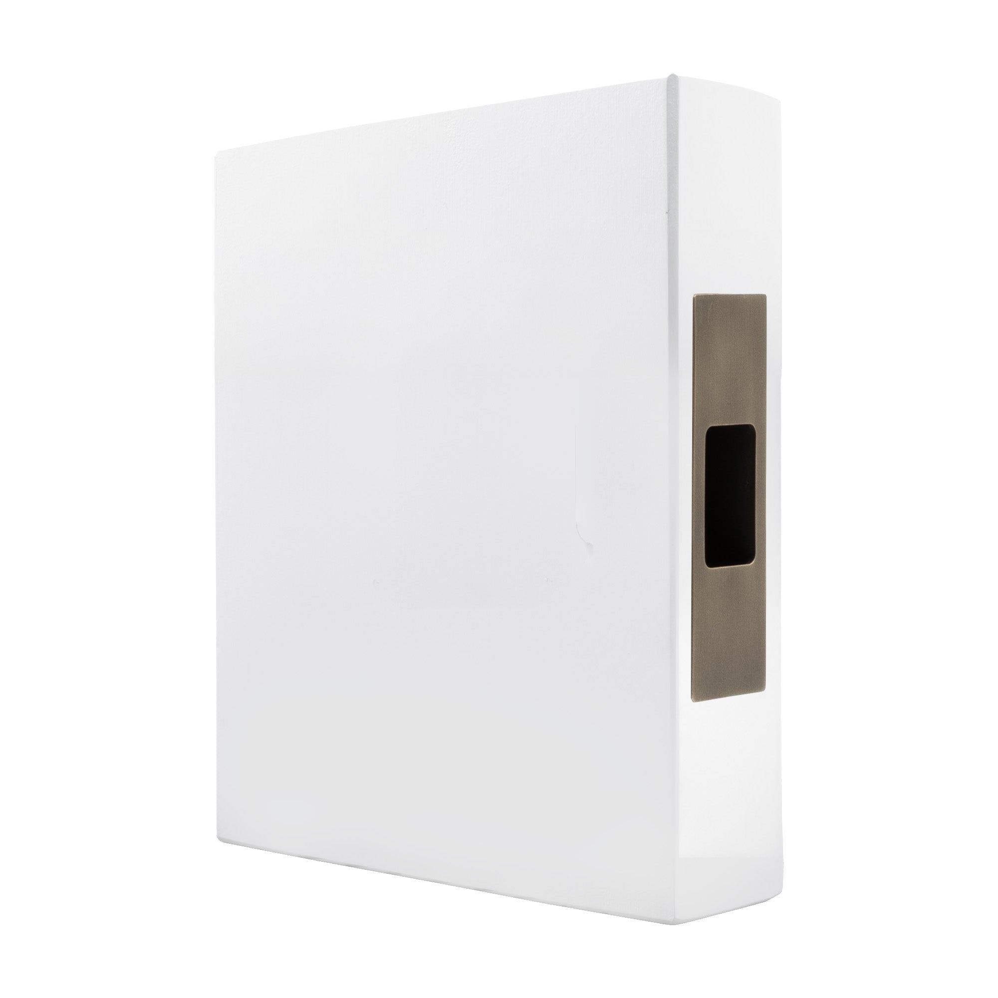 LUME - Sliding Door Edge Pull - Brass - Roman Brass