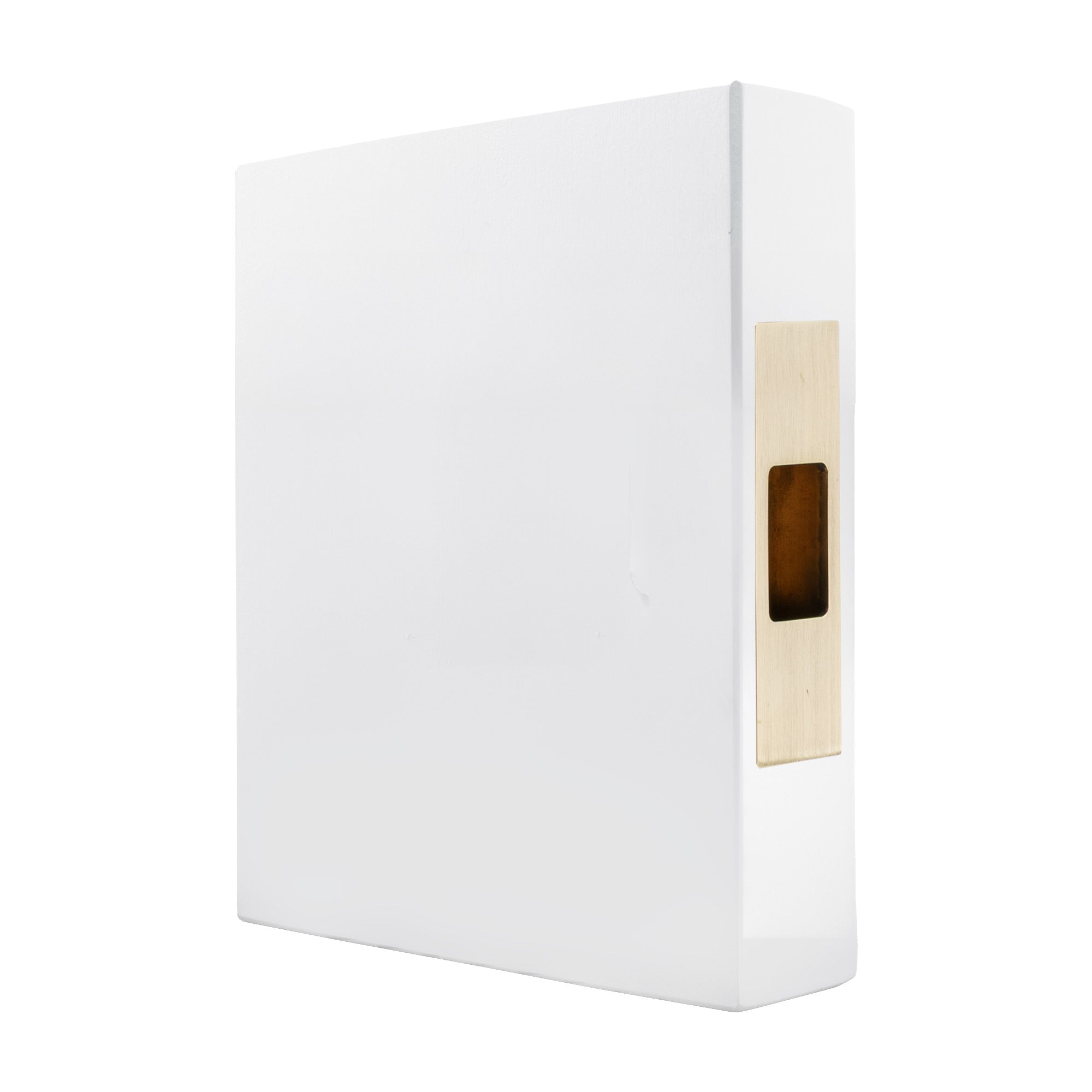 LUME - Sliding Door Edge Pull - Unlacquered Brass