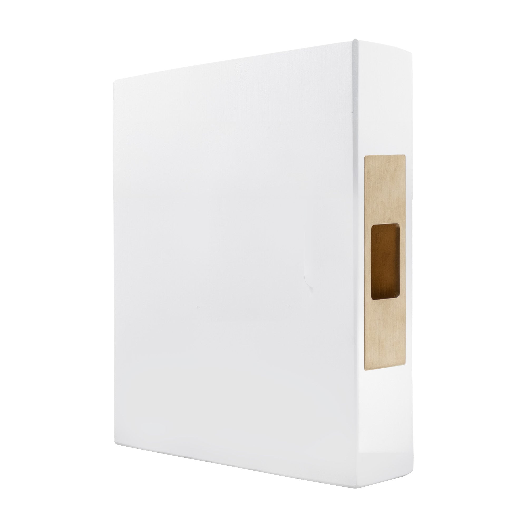 LUME - Sliding Door Edge Pull - Brass - Unlacquered Satin Brass