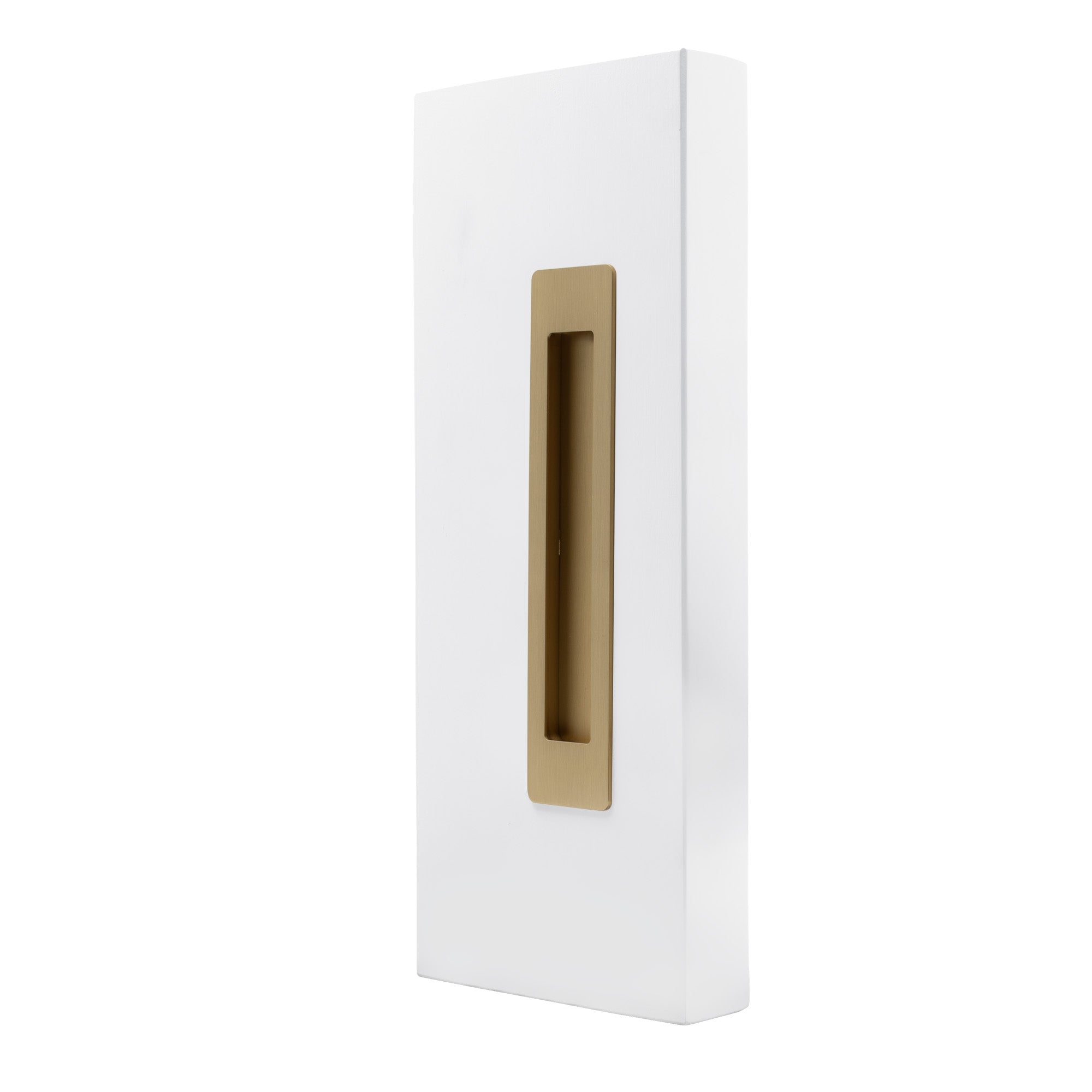 LUME - Flushpull 200mm - Matt Satin Brass