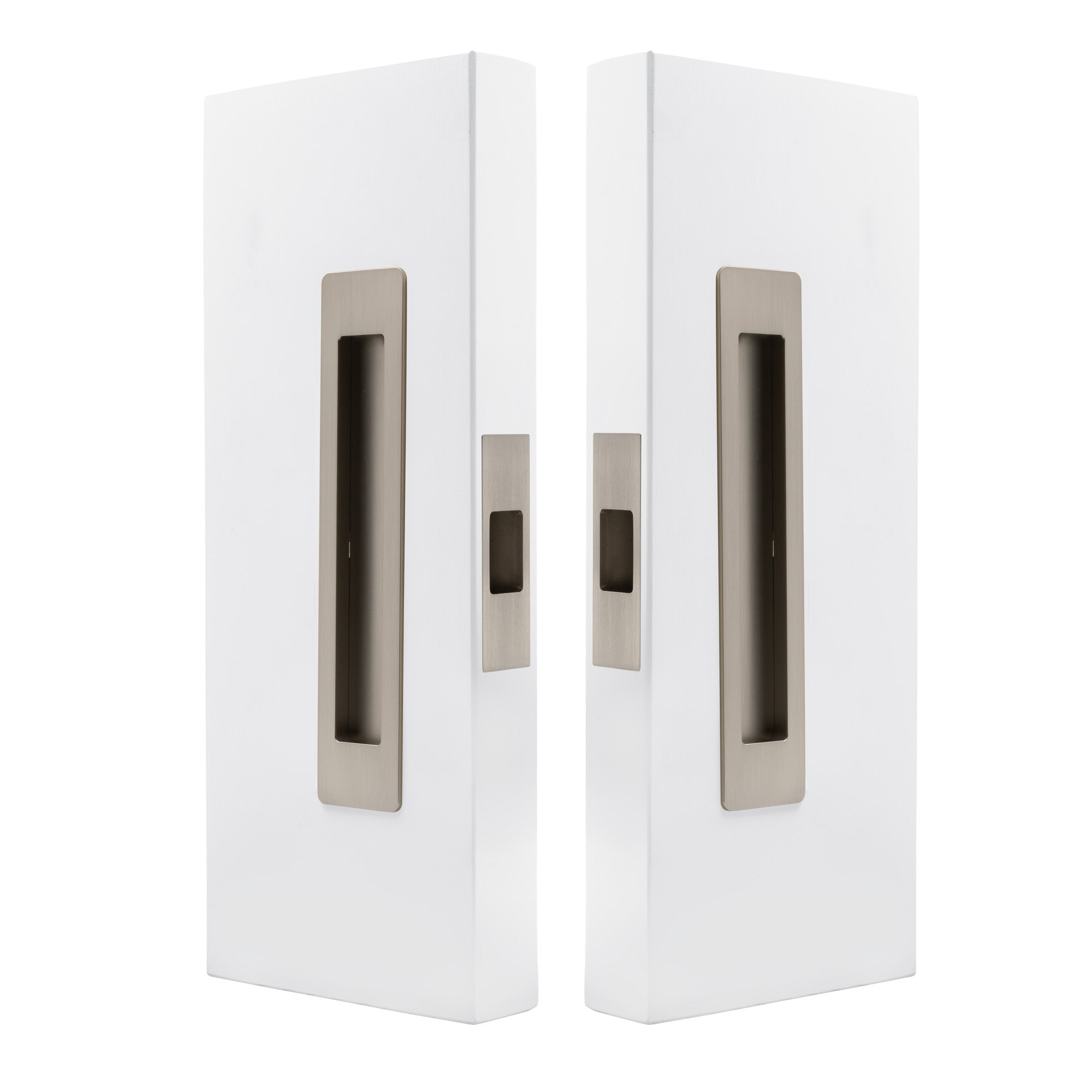 LUME - Passage Set - 200mm - Brushed Nickel