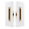 LUME - Passage Set - 200mm - Polished Brass