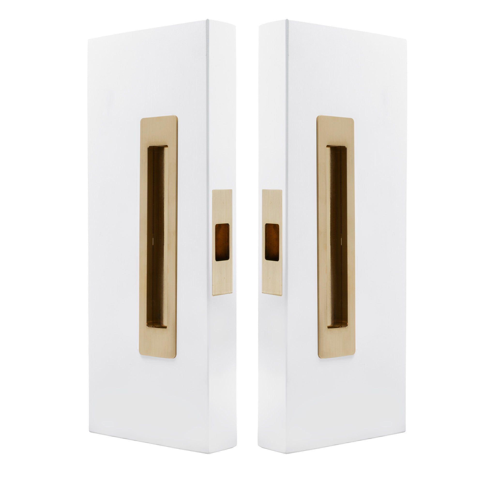 LUME - Passage Set - 200mm - Polished Brass