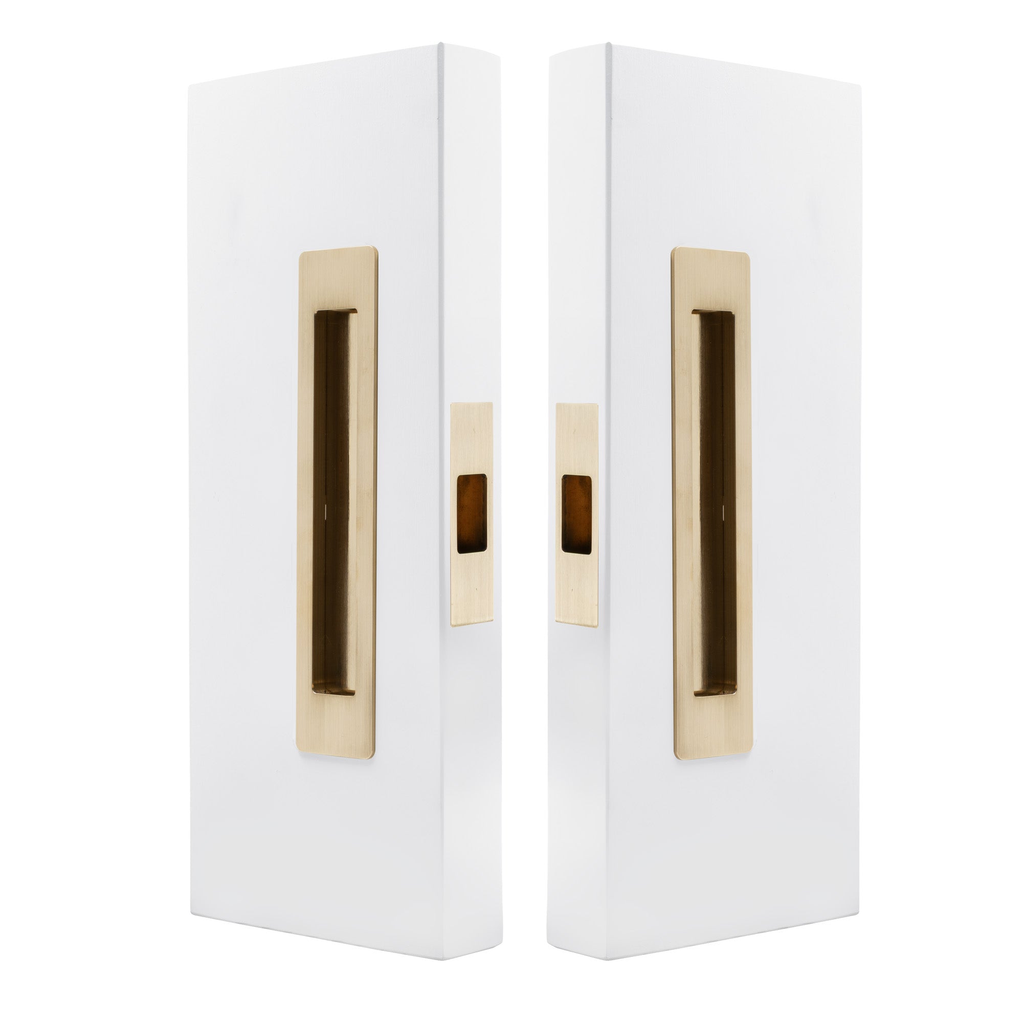 LUME - Passage Set - 200mm - Unlacquered Brass