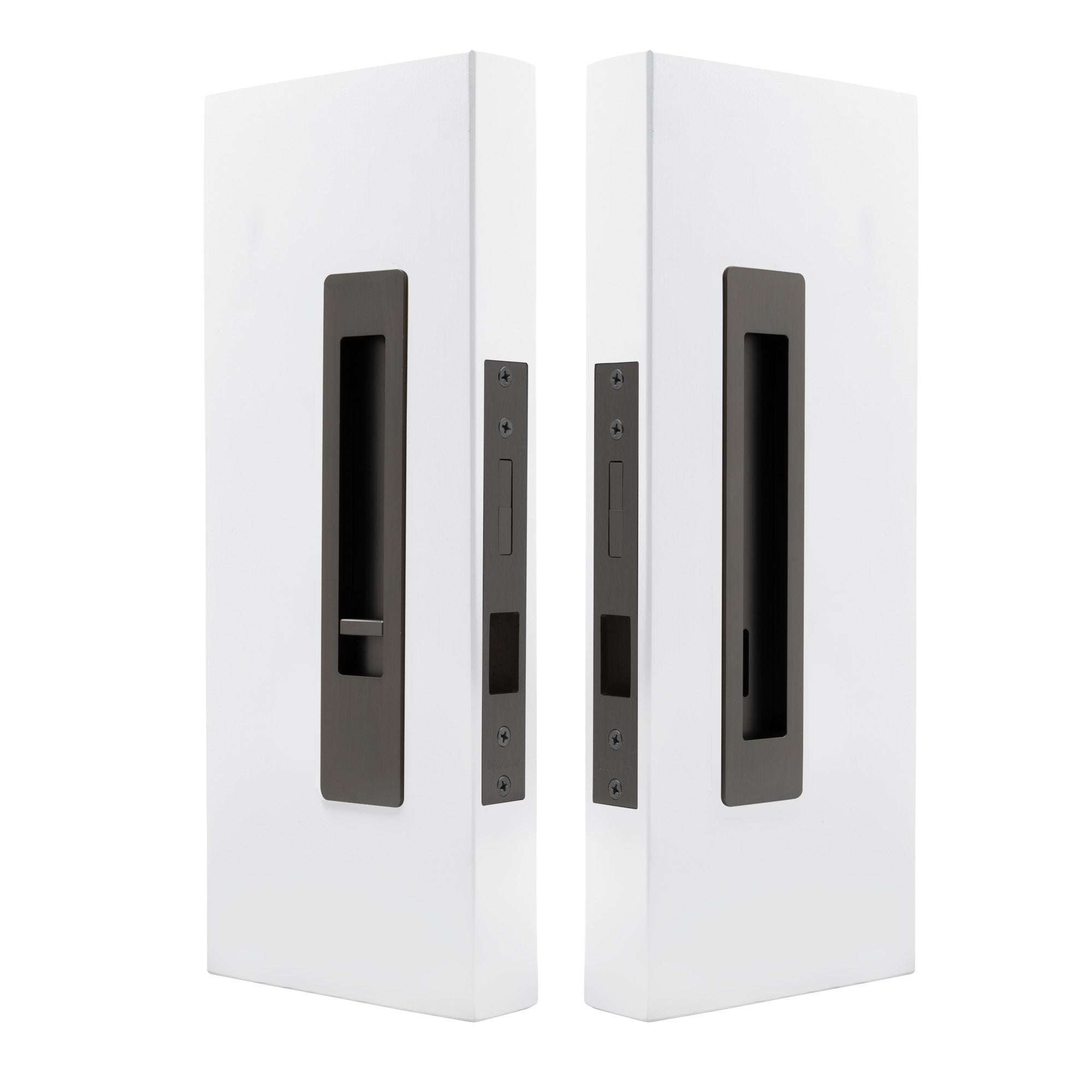 LUME - Privacy Set - 35mm Doors - Integrated - Snib/Release - 200mm - Graphite Nickel
