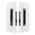 LUME - Privacy Set - Integrated - Snib/Release - 200mm - Roman Brass