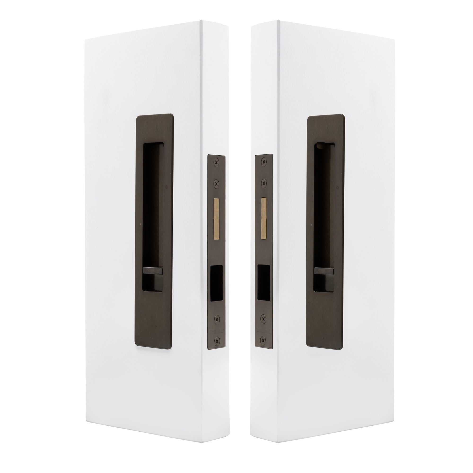 LUME - Latching Set - 35mm Doors - Integrated - Snib/Snib - 200mm - Antique Bronze