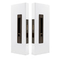 LUME - Latching Set - 35mm Doors - Integrated - Snib/Snib - 200mm - Cocoa Bronze
