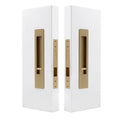LUME - Latching Set - Integrated - Snib/Snib - 200mm - Matt Satin Brass
