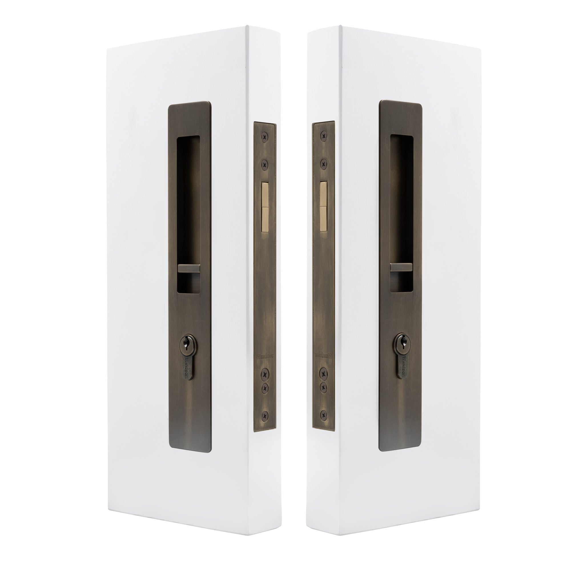 LUME - Locking Set - Key/Key - Integrated - 250mm - 43-50mm Doors - Oil Rubbed Bronze