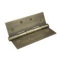 Hinge Brass Fixedpin 100mm x 75mm - Roman Brass