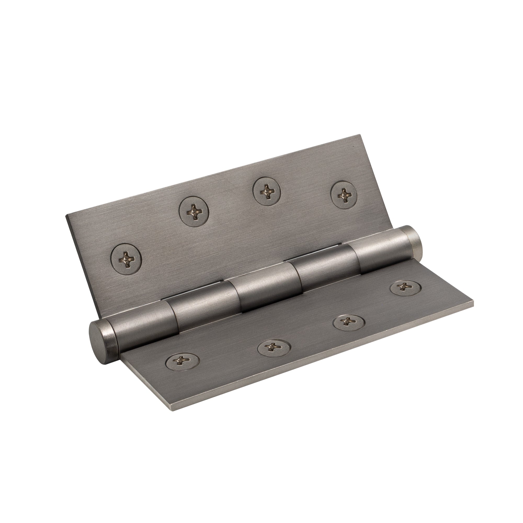 Brass Hinge Loose Pin 100mm x 75mm - Graphite Nickel