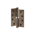 Hinge Brass Lift-Off LH Loose Pin Flat Tip 100mm x 75mm - Antique Bronze